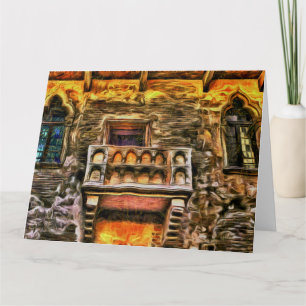 Juliets Balcony Verona Van Gogh Karte