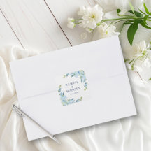 Juliette Blue Hochzeitseinladung Briefumschlag Sie