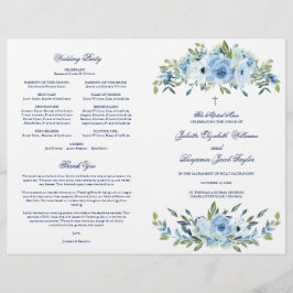 Juliette Catholic Wedding Mass Zeremony Program