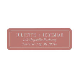 Juliette | Kurierte Farben | Hochzeitsadresse