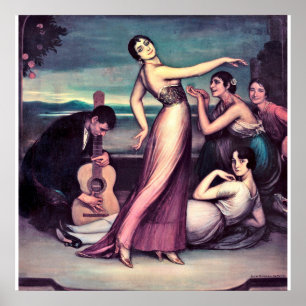 Julio Romero de Torres - Flamenco-Songs und -Tänze Poster