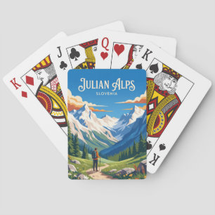 Julische Alpen Slowenien Spielkarten