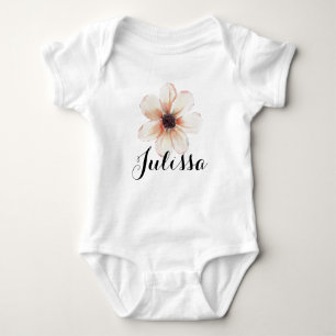 Julissa Name Baby Mädchen Reveal Neugeborenes Rosa Strampler