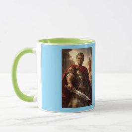 Julius Caesar green and azure Tasse
