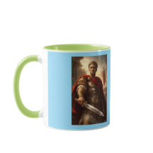 Julius Caesar grün und azurblau