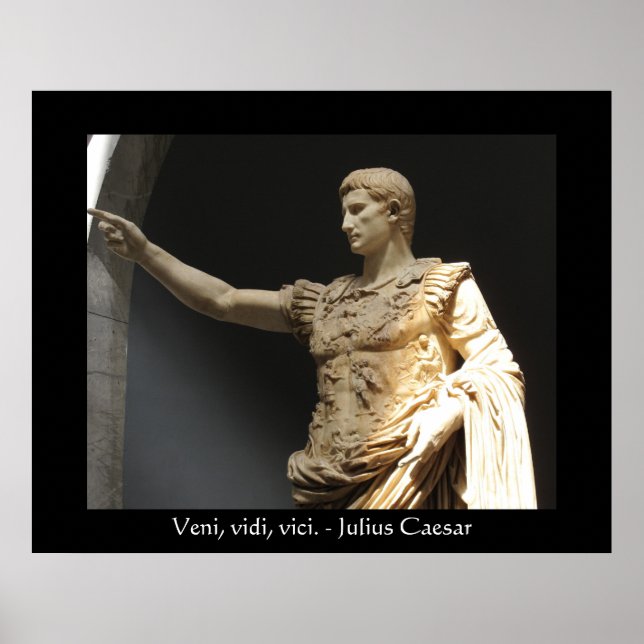 Julius Caesar zitieren POSTER (Vorne)