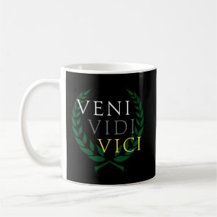 Julius Caesars berühmte "Veni Vidi Vici" Kaffeetasse