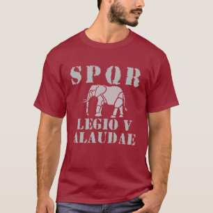Julius Cäsar 5. römischer Legions-Elefant-T - T-Shirt