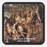 Julius Cäsar "I Conquered" Zitatspenden und T-Shir