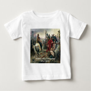 Julius Cäsar Ich kam Ich sah Ich siegte Baby T-shirt