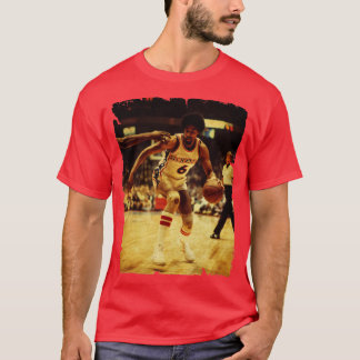 Julius Erving Vintage Gestaltung von Basketball 2 T-Shirt