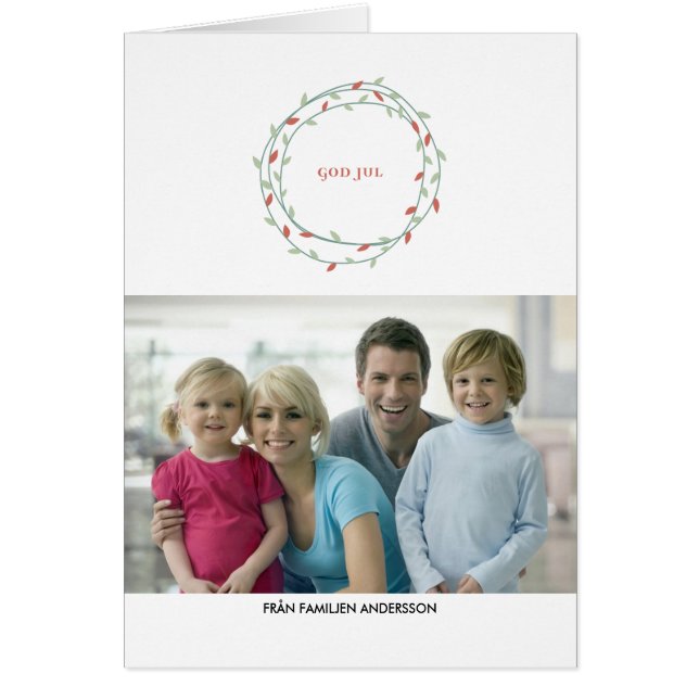 Julkran feriehälsning (Vorne)