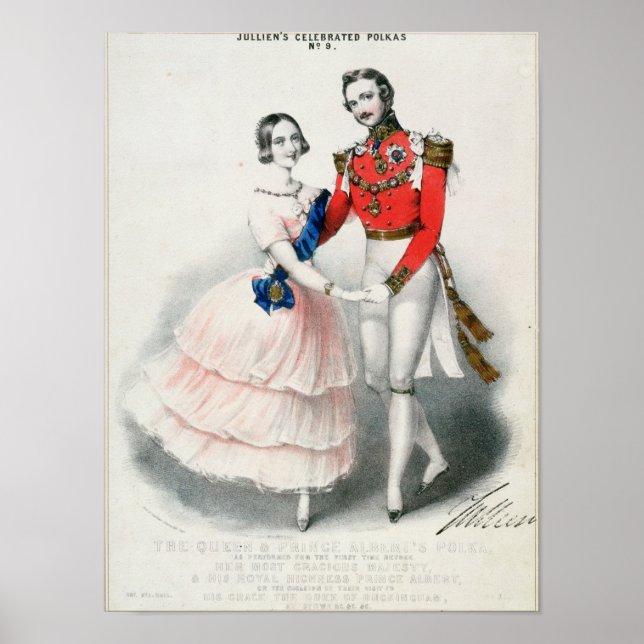 Julliens gefeierte Polkas Poster (Vorne)