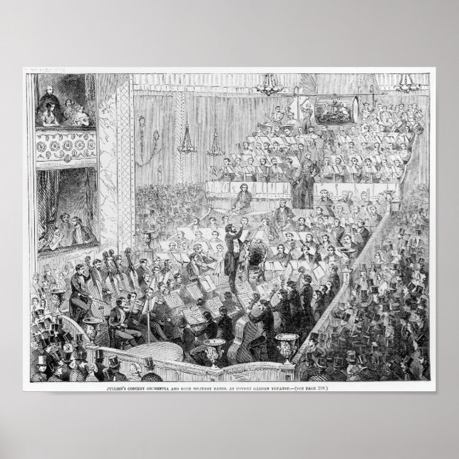 Julliens Konzertorchester Poster (Vorne)