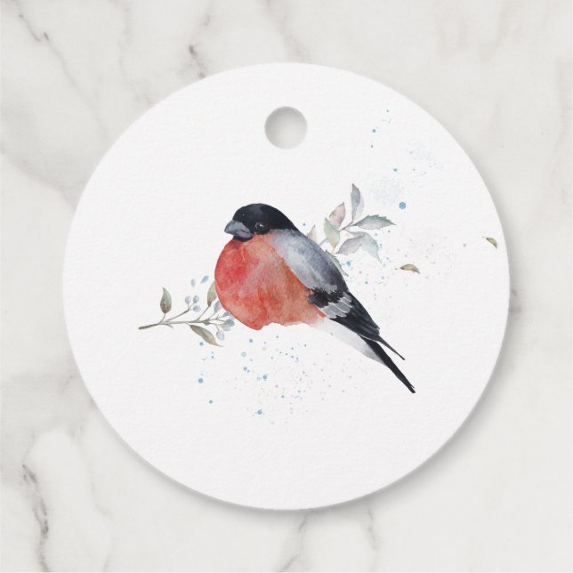 Julskandinaviska Gnome Geschenkanhänger (Rückseite)