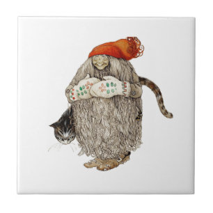 Jultomten Fliese
