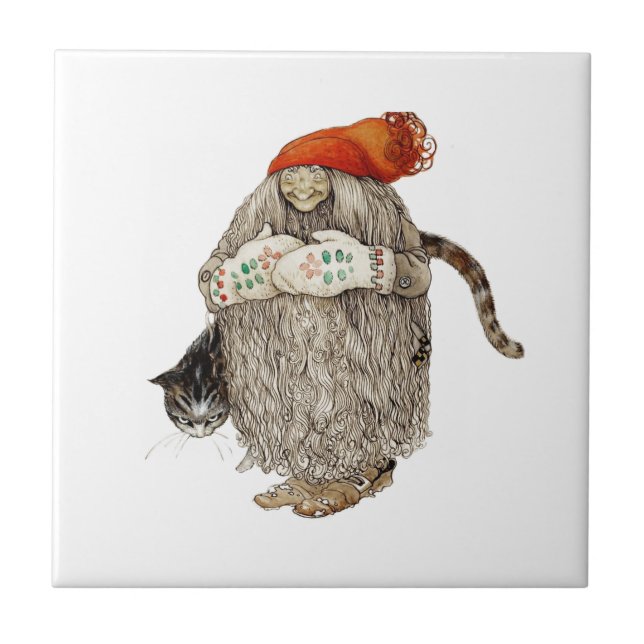 Jultomten Fliese (Vorderseite)