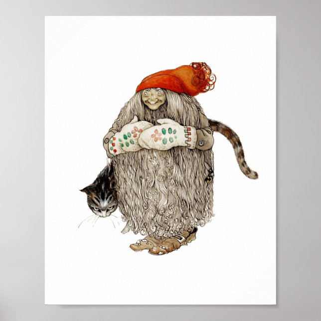 Jultomten Poster (Vorne)