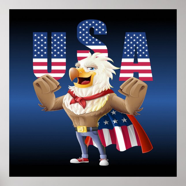 July 4th eagle poster (Vorne)