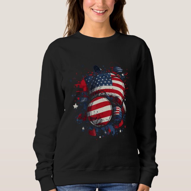 July 4th Product  Patriotism, American Flag_20 Sweatshirt (Vorderseite)