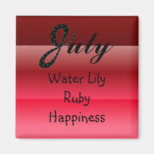 July Birthday Magnet