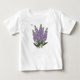July Larkspur Bloom - Personalisiertes Geburtstags Baby T-shirt