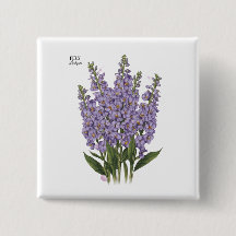July Larkspur Bloom - Personalisiertes Geburtstags