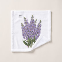 July Larkspur Bloom - Personalisiertes Geburtstags