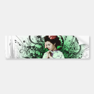 Julzips - Geisha Autoaufkleber
