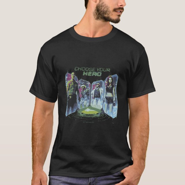 Jumanji die nächste Stufe wählen Sie Ihren Spieler T-Shirt (Vorderseite)