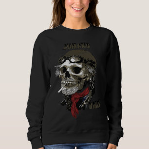 Jumano-amerikanischer Indianerstamm Motorradfahrer Sweatshirt