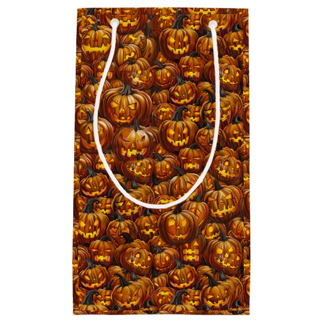 Jumble von Jack-o-Lanterns Kleine Geschenktüte (Vorderseite)