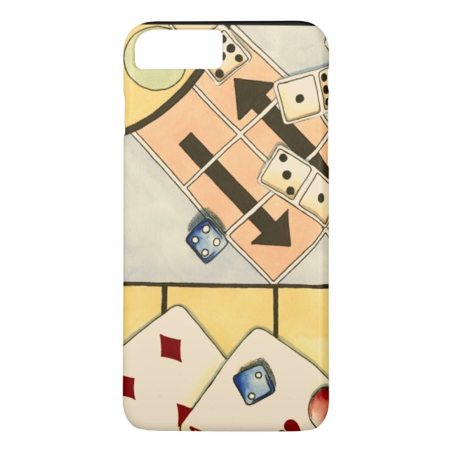 Jumbled Assortiment of Games of Chance Case-Mate iPhone Hülle (Rückseite)