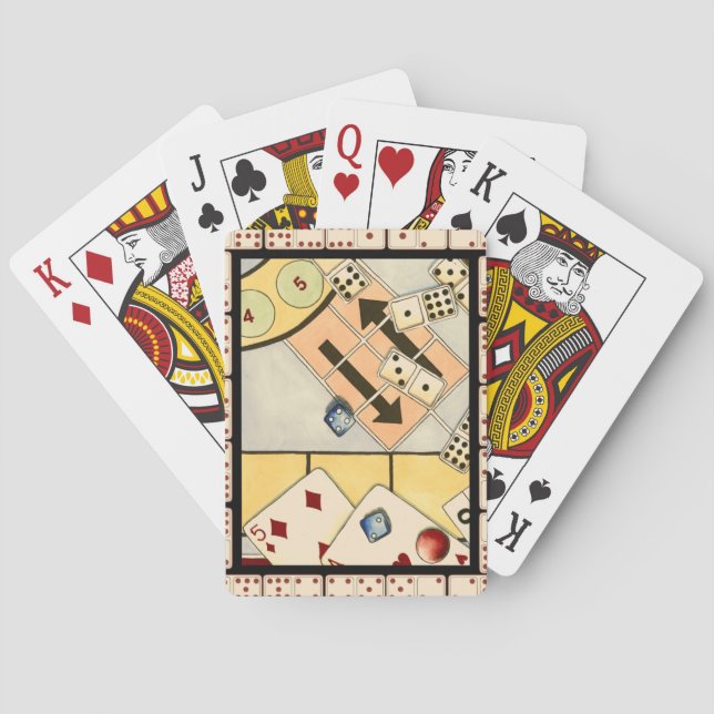 Jumbled Assortiment of Games of Chance Spielkarten (Rückseite)