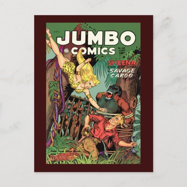Jumbo-Comic Nr. 160 Postkarte (Vorderseite)