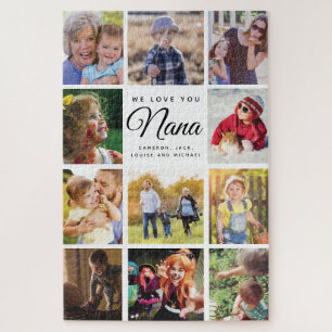Jumbo Family Foto Collage Nana WE LIEBE Puzzle