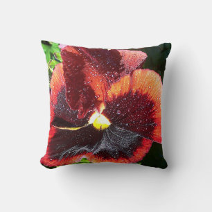 Jumbo Giant Pansy Blume Pillow Kissen