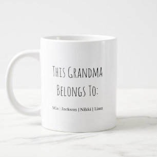 JUMBO-Größe Diese Oma gehört - Lustig  Jumbo-Tasse