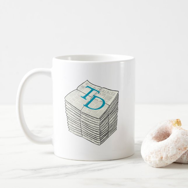 Jumbo-Joe-Glas Kaffeetasse (Mit Donut)