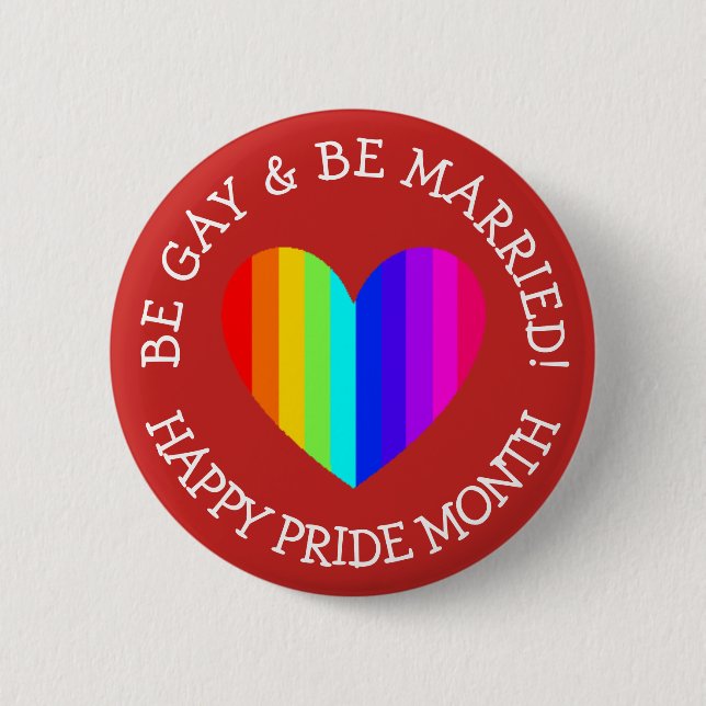 Jumbo June ist LGBT Pride Button (Vorderseite)