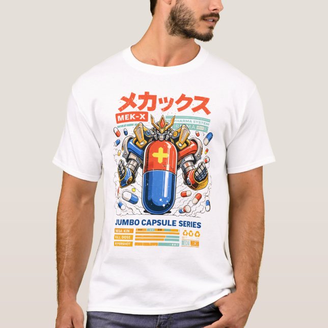 Jumbo-Kapsel-Krieger T-Shirt (Vorderseite)