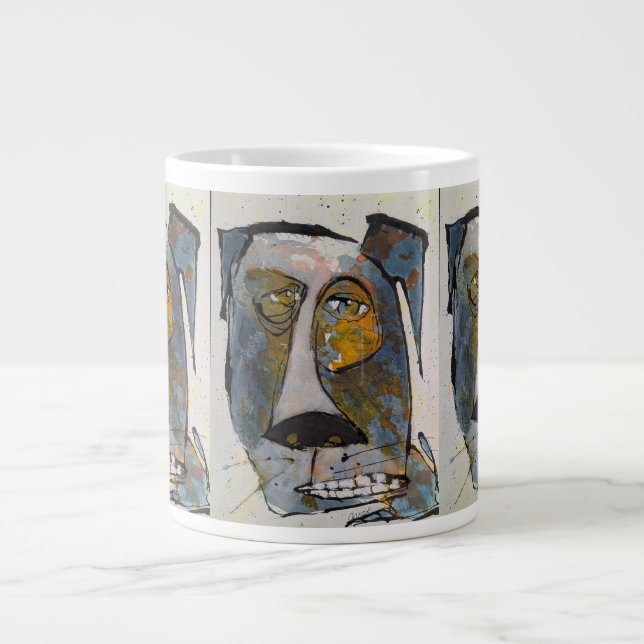 Jumbo-Mug definitiv bewachen Jumbo-Tasse (Vorderseite)