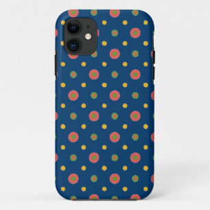 Jumbo Polka Dots Navy Blue iPhone 5/5s Xtreme Case
