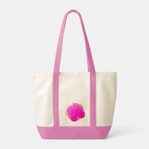 Jumbo Popflower Rose Tragetasche