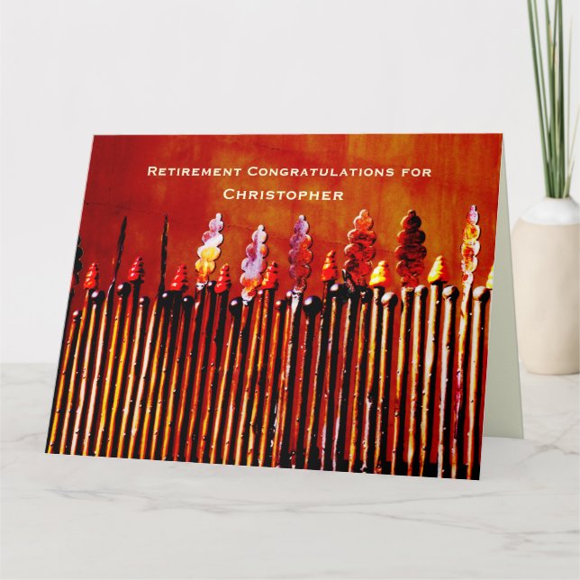 JUMBO-Renten-herzlichen Glückwunsch Personalisiert Karte (Vorderseite)