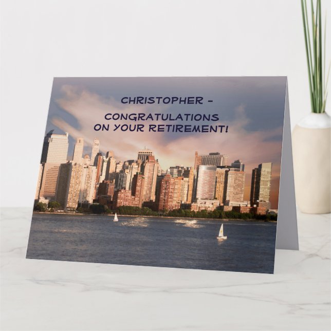 Jumbo Retirement Herzlichen Glückwunsch von All Sk Karte (Vorderseite)