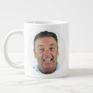 Jumbo-Riesen-Fotomug 20oz, runder Rahmen individue Jumbo-Tasse