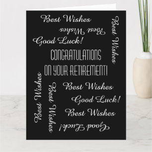 JUMBO Ruhestand Herzlichen Glückwunsch von uns all Karte