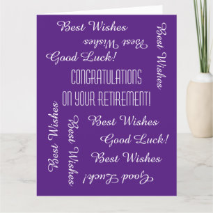 JUMBO Ruhestand Herzlichen Glückwunsch von uns all Karte