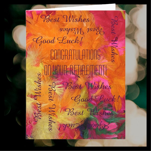 JUMBO Ruhestand Herzlichen Glückwunsch von uns all Karte (Von Creator hochgeladen)